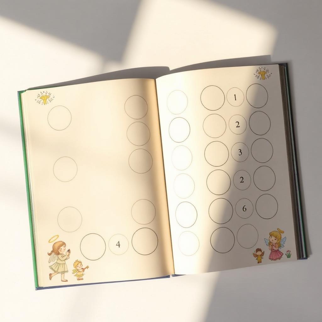 Páginas internas do livro de colorir